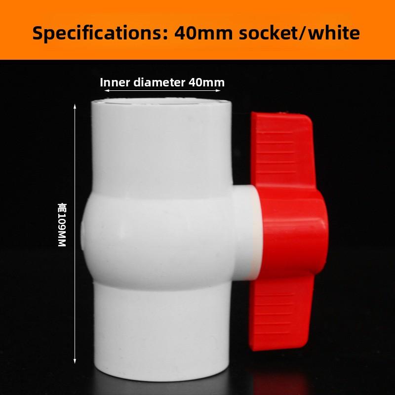 20~50mm Rura PVC Trójnik Kolanko Złączka Krzyżak Złącze Rury Wodnej do Nawadniania Ogrodu Akwarium Zawór Kulowy do Kontroli Wody