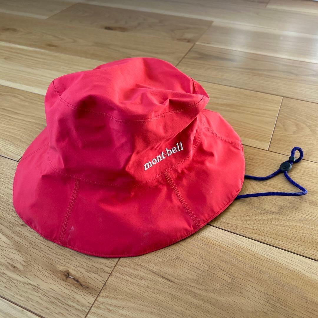 Used mont-bell red hat size S