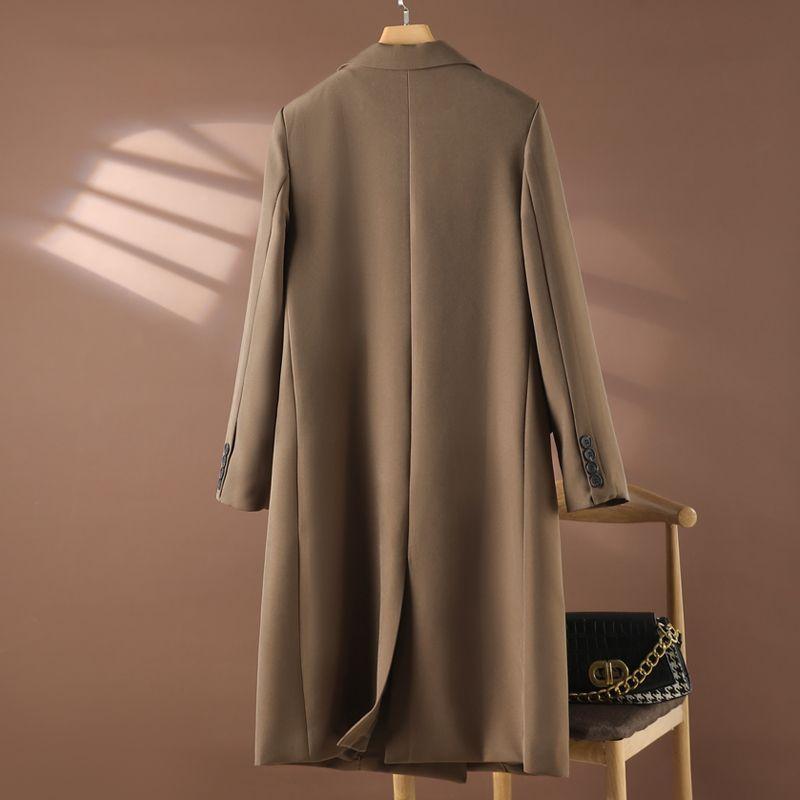 Fashionable and Comfortable British Style Loose Fit Coat for Women