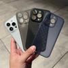 Luxuriöse, weiche Wärmeableitungs-Telefonhülle für iPhone 11 14 13 12 15 Pro Max Plus, hohle, ultradünne, einfarbige Abdeckung