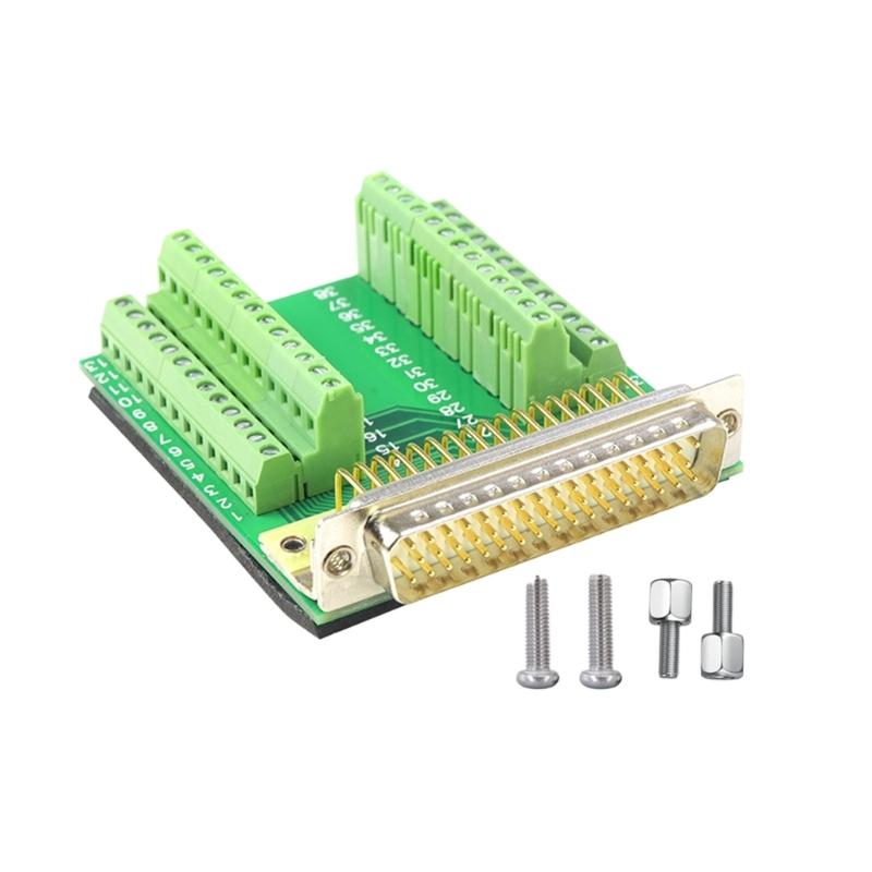 DB50 50Pin Male Female Connector To Terminal Adapter 50Pin Terminal Board Signal Terminal Block Connector