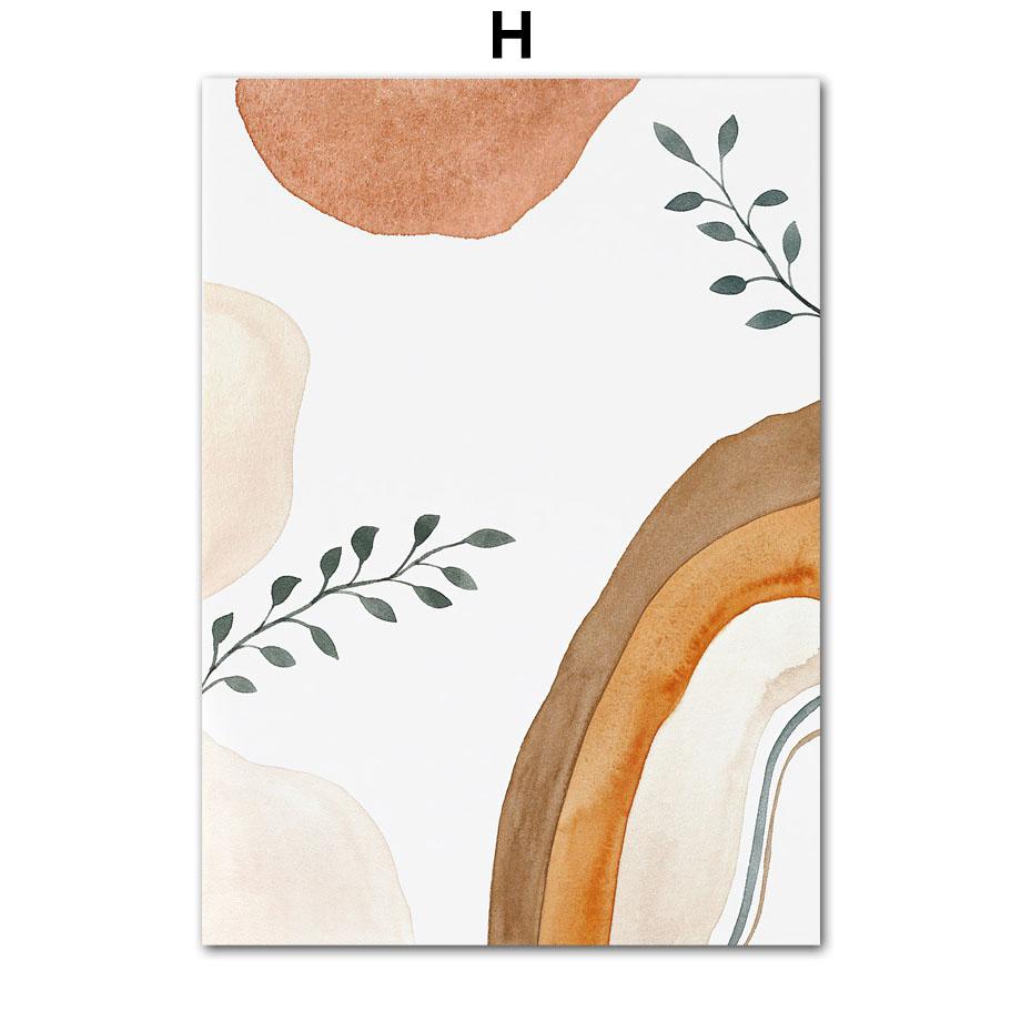 

Бохо Растительный Узор Монстера Постеры Принты Абстрактная Линия Холст Живопись Настенное Искусство Картины Современная Гостиная Домашний Декор 21X30cm No Frame