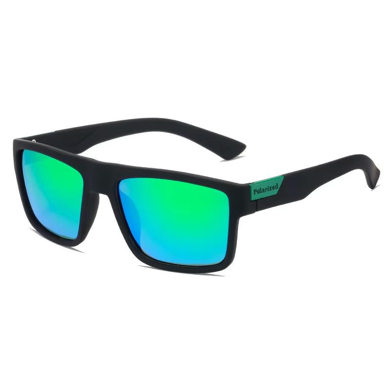 

Classic SunGlasses With A Large Square Frame And A Flower Temple, Hot-selling Glasses For Men 3236 зелёный
