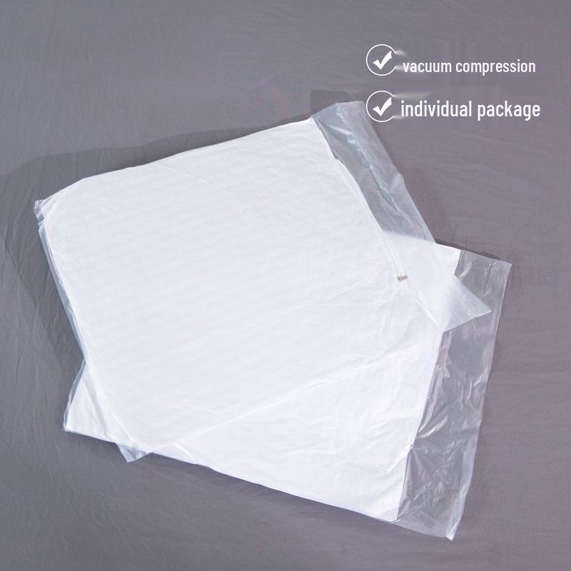 Down Feather Pillow Insert with Peach Skin Fabric, All-Cotton Cushion, Lumbar Pillow, Backrest Core (Available In Sizes 45, 50, 55, 60).