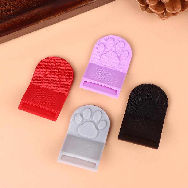 2Pcs Cat Food Can Opener Pet Cat Cog Food Bottle Opener Portable Non-Slip Easy Grip Easyclean Material Kitchen Tools