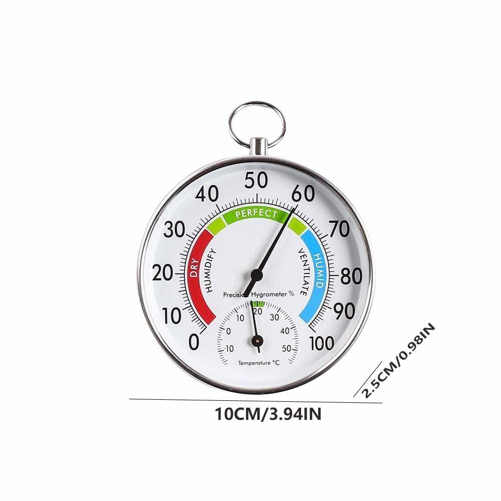 2 In 1 Analog Thermo-hygrometer Decorative Style Temperature Humidity Gauge  Sauna Room