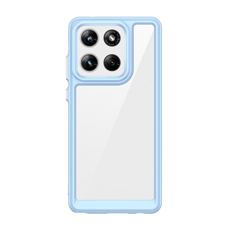 For Motorola Edge 60 Stylus Clear Case Moto Edge 60 Stylus Cover Coque Fundas Hard Translucent Soft Edge Shockproof Phone Bumper