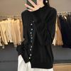 Winter Plus Size Autumn Women Solid Buttons Sweaters Jacket Knitting Fashion Oversize Casual Style Loose Cardigan Sweater