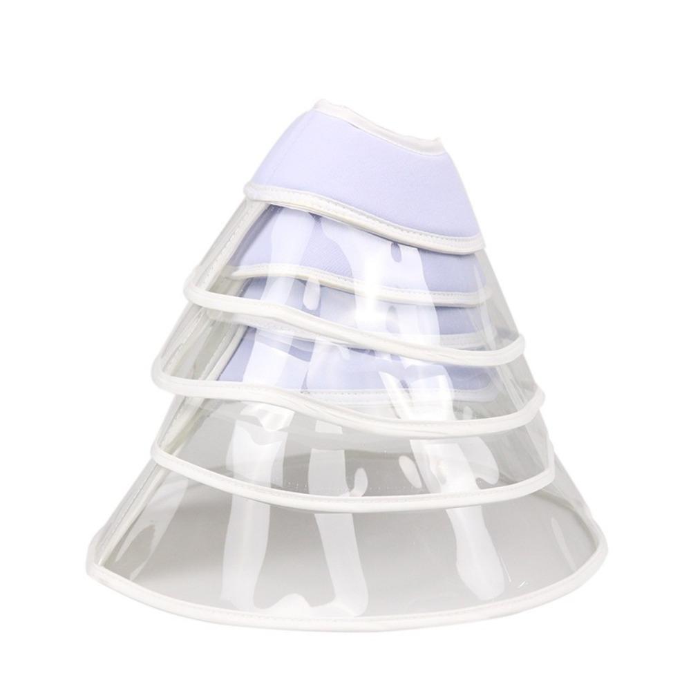 Comfortable Cat Recovery Cone Collar Soft Cat Elizabethan Ring Reusable Pet Protective Collar  Dogs
