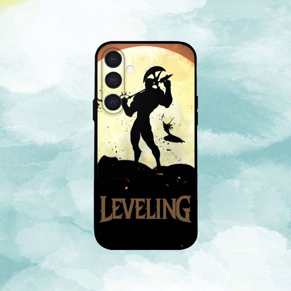 E-Escanor Sun Cartoon Phone Case For Samsung  A73,72,71,A52,51,40,41,A22,A32,31,A13, Soft Black Shell