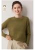 Women's 100% Cashmere Round Neck Sweater - Autumn/Winter Loose Knit Pullover