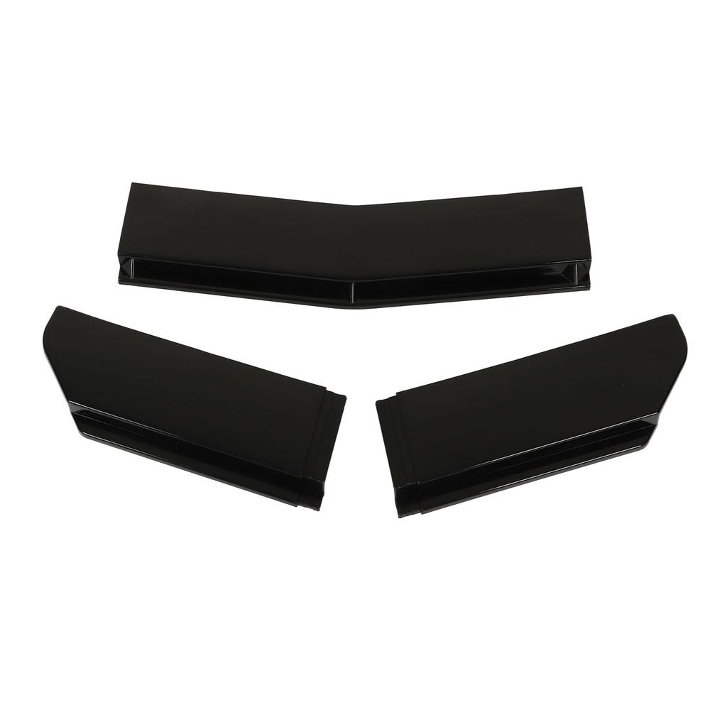 5Pcs Front Bumper Spoiler Splitter 110 to 140cm   Car Lip Body Kit for Modification