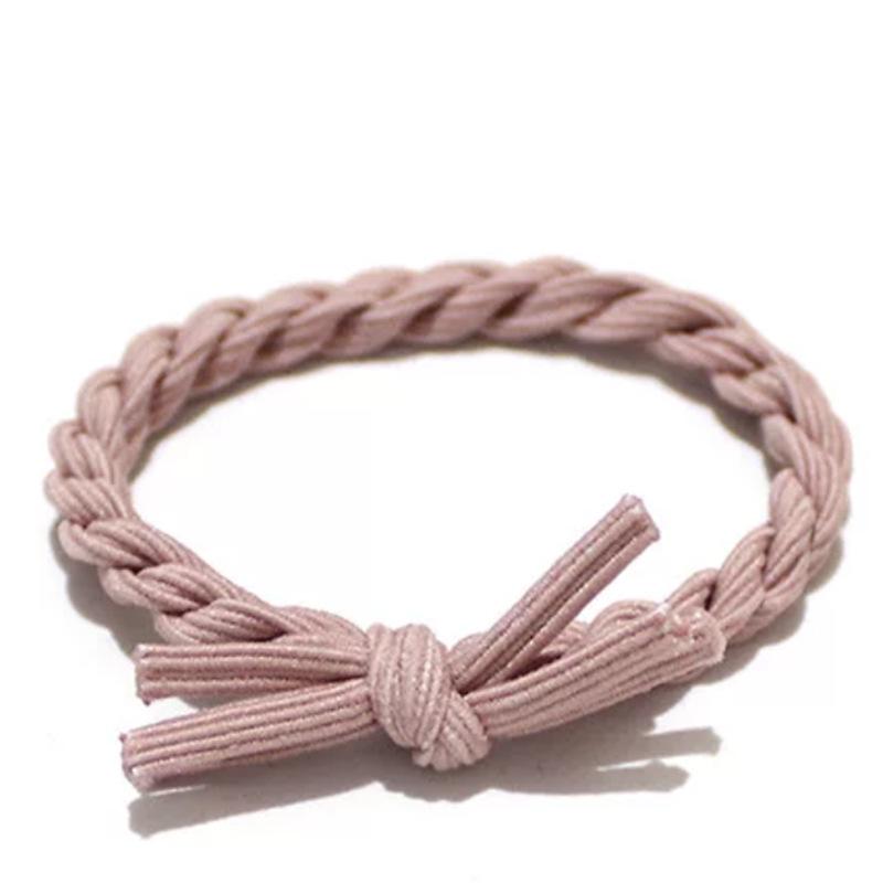 Korean Style Cute Braided Elastic Hair Tie for Women