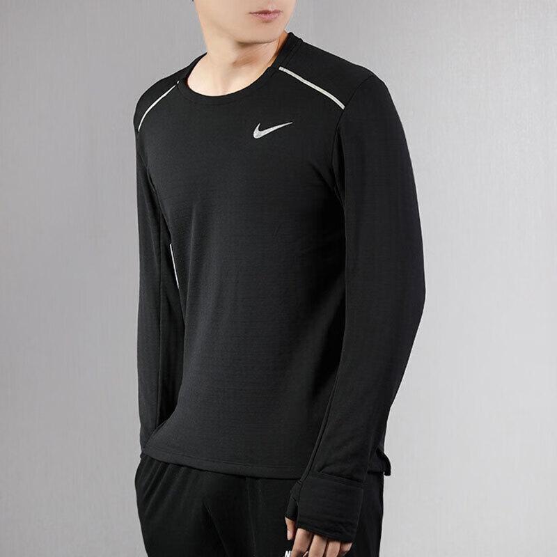 Nike AS Men's NK SPHR ELMNT Top CRW LS Black BV4708-010