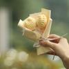 Hand Woven Puffs Crochet Flowers Hand-Knitted Gift for Lovers Mini Artificial Flower Mini Size Flower Bouquet Valentine's Day