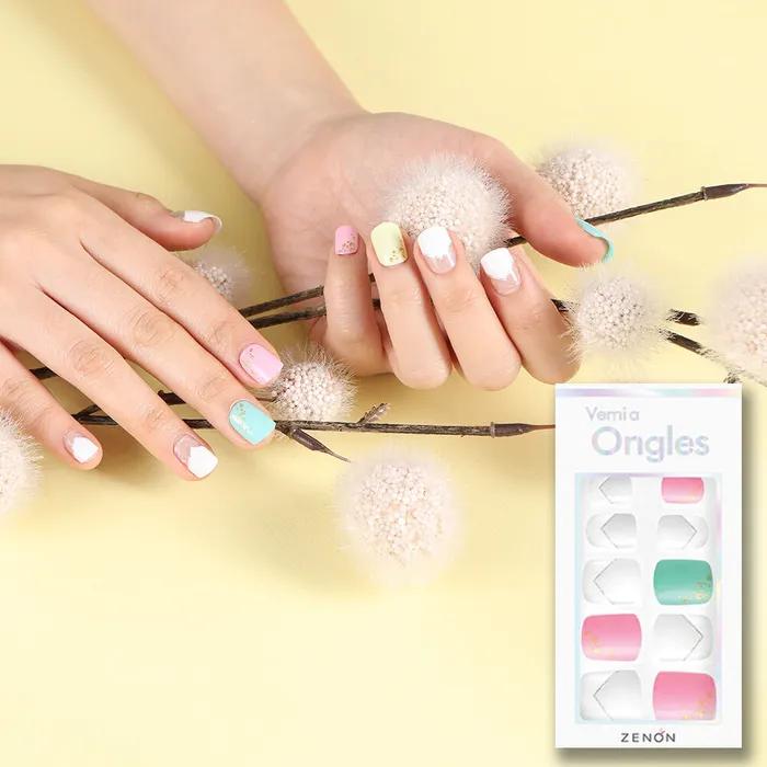 

Бесплатный клей Гелевые типсы для ногтей - 07 Свадебная невеста