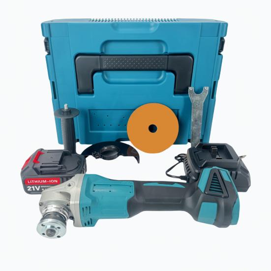 Professional Stone Grinder Lithium Brushless Angle Grinder, Adjustable Speed High Torque Electric Tool, 950W 8000RPM Steel Cutting Power Tool Cordless