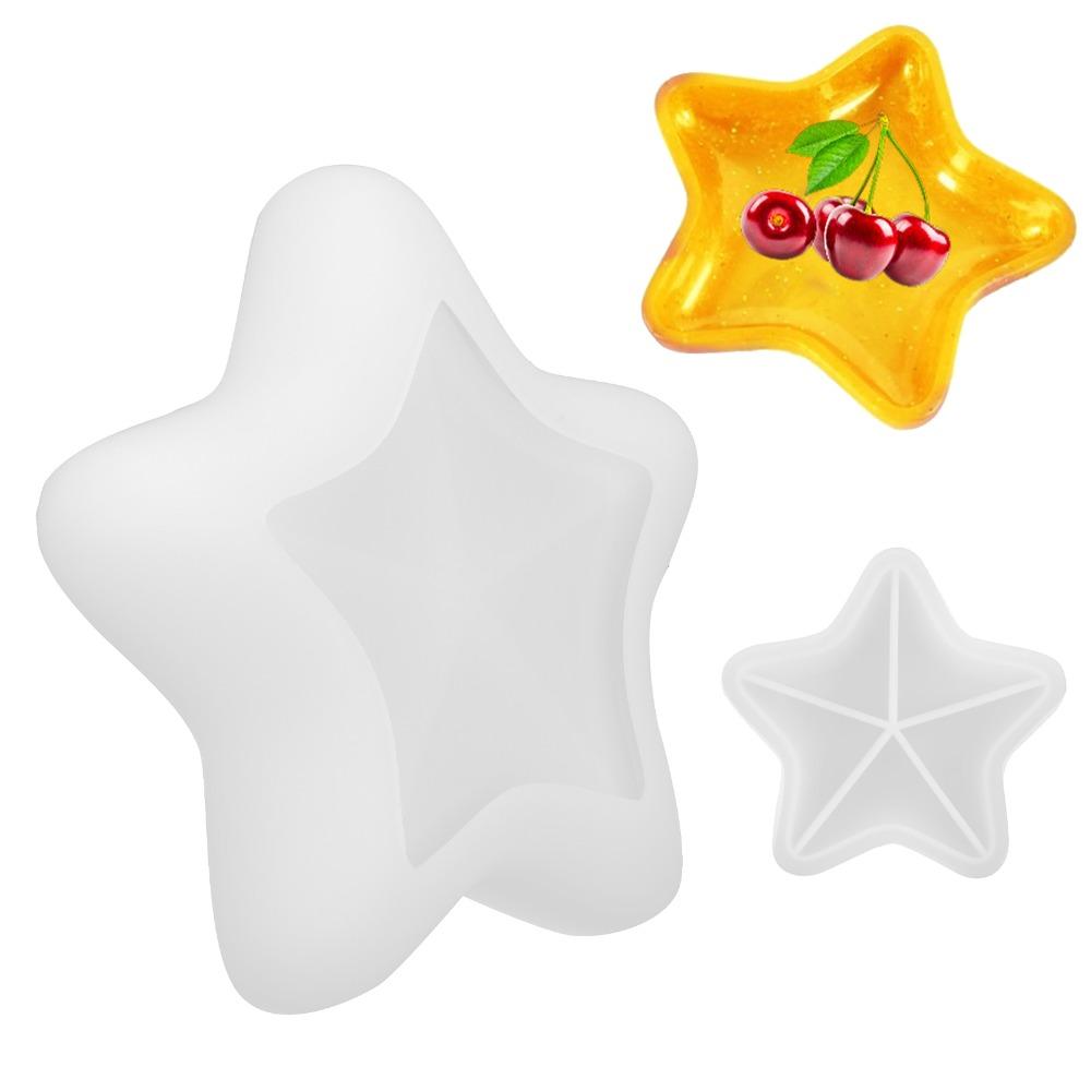 15.5cm Seastar Marine Series White Silicone Resin Mould Box Mould  Decorative Ornament