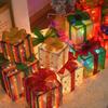 Christmas Gift Box Set: 3-Piece Fairy Light Decorations for Birthday Parties and Ornaments