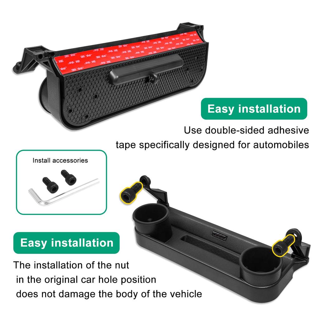 FDAIUN Car Passenger Seat Storage Cup and Cell Phone Holder for Suzuki Jimny 4th Generation ABS Material with Silicone Custom Interior Suzuki Jimny