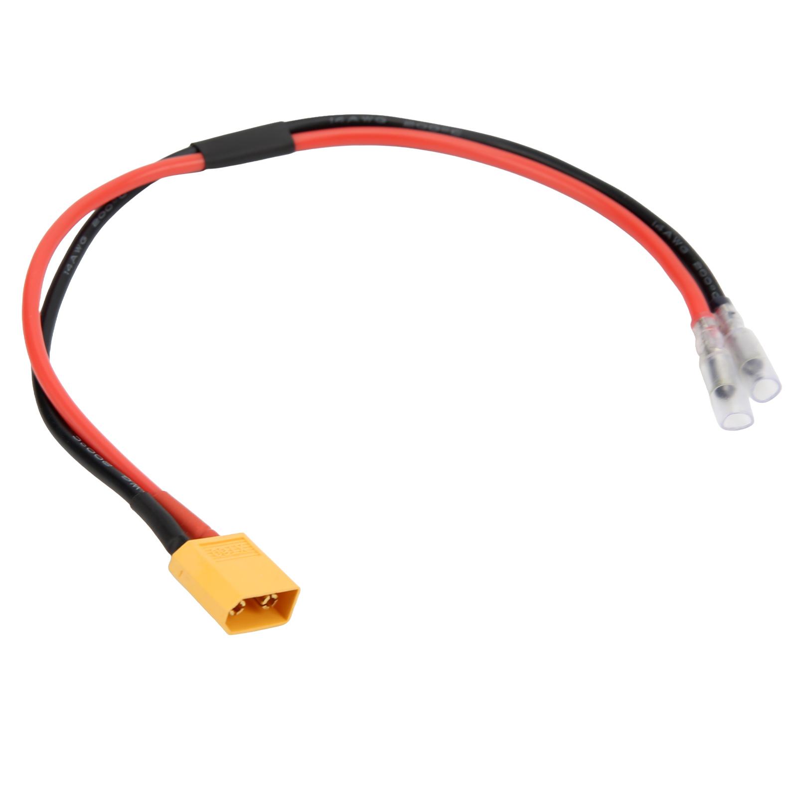 

XT60 Extension Cable All Copper Conductor with 31cm Extra Soft Silicone Wire for Bafang BBSHD Middle Drive Motor