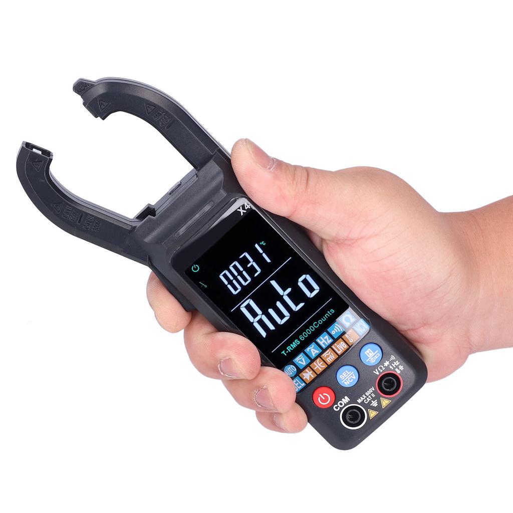 X4 AC Clamp Meter Color Screen Full Function Intelligent High Accuracy Voltage Meter for Factory