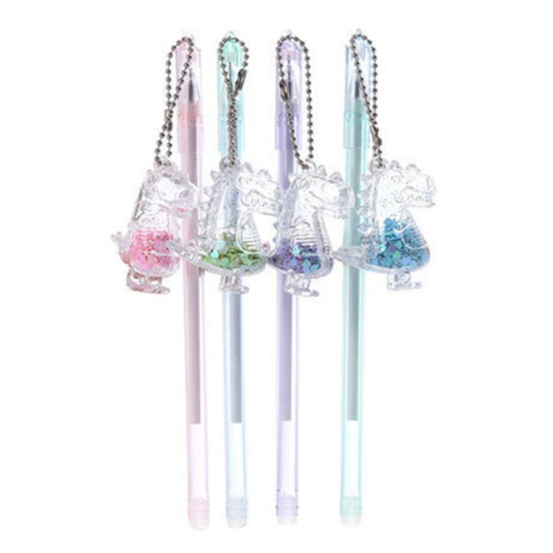 1 Piece Stationery School Supplies Cute Pendant Dinosaur Animals Office Gel Pen