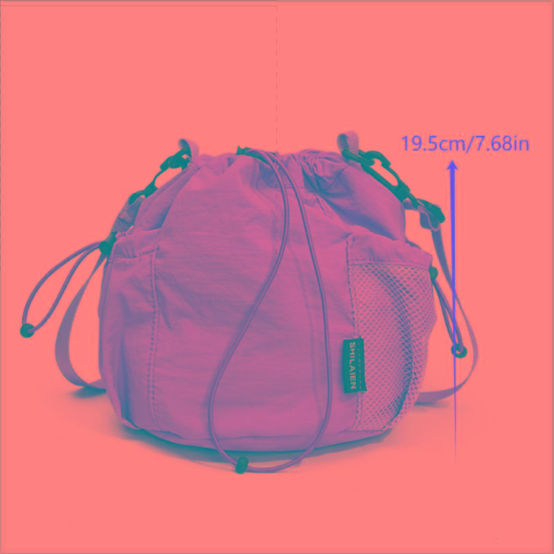 Large Capacity Drawstring Bucket Bag Shoulder Bag Simple Women Tote Bag Cell Phone Purse Pouch Versatile Reusable Crossbody Bags