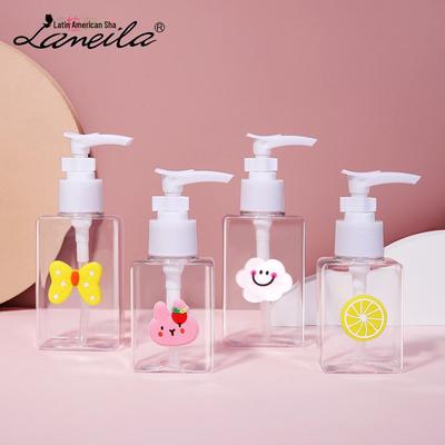 Lateinamerikanische Cartoon PETG Reiseflasche 80/100ML für Wasser und Creme