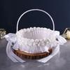 Europe And The United States Wedding Flower Bow Decorative Flower Basket Flower Child Scatter Flower Basket Wedding Supplies