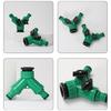 Y-Type Hose Splitter Double Way Joint 1 Split Two Faucet Diverter Garden Accessories Internal Thread Water-Diverter