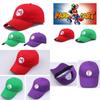 Super Mario Role Play Purple Baseball Cap Embroidered Outdoor Accessory