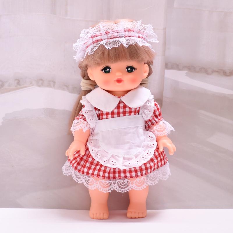 25cm Milu Tang Dynasty Doll Maid Dress Set Suitable for 25cm Milu doll