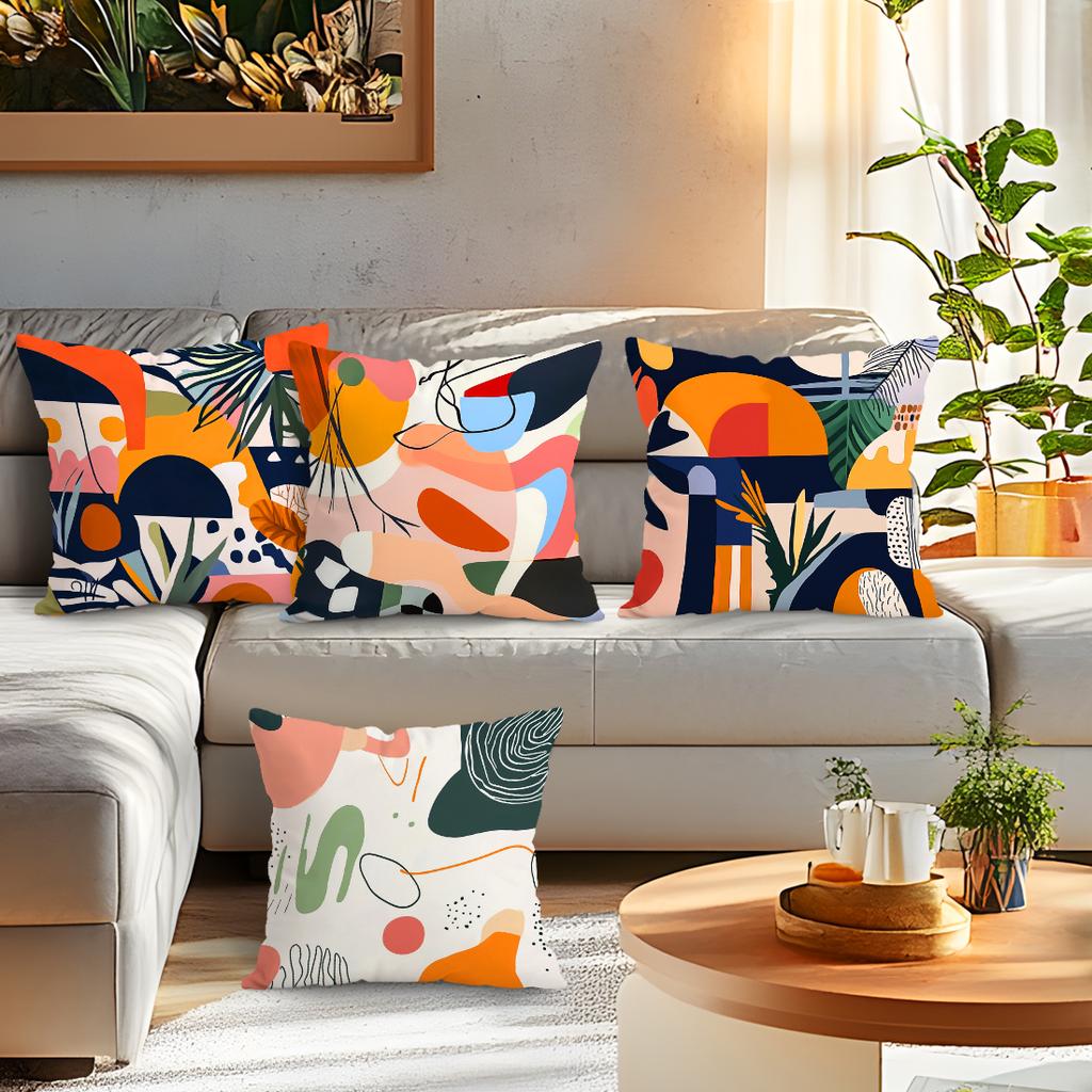 Bohemian Abstract Art Pillowcase Printed Polyester 40/45/50cm Throw Pillowcover Decorative Sofa Cushion Pillowslip Home Decor