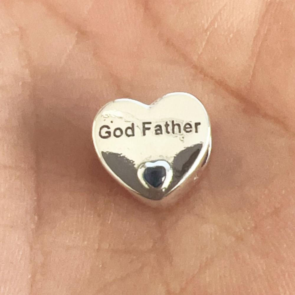 Original 925 Silver Auntie Niece Husband Heart Charm Bead Fit Bracelet Women DIY Jewelry Gift