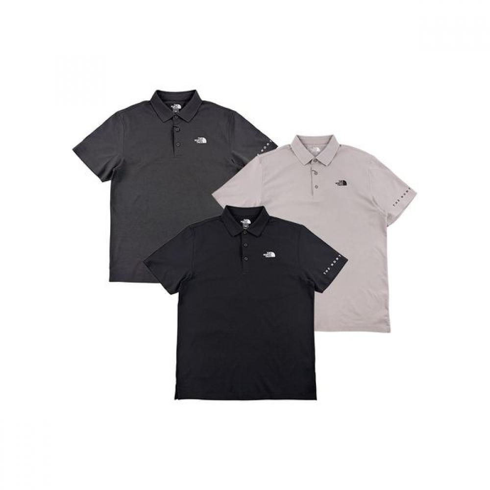 

[North Face] North Face Stinson Short Sleeve Polo Nt7pr02 NT7PR02J_Black (BLK)/085(XS)