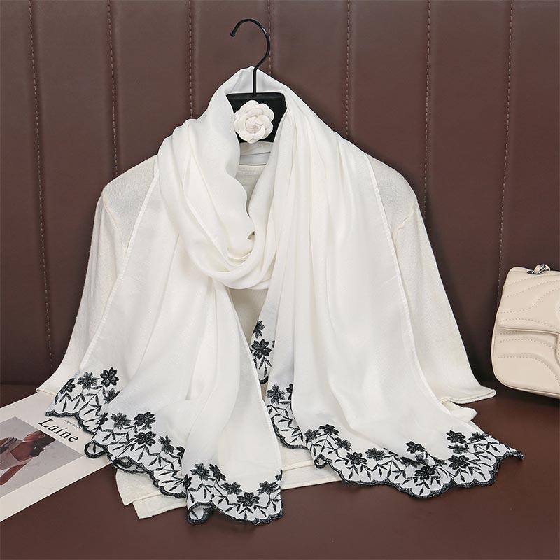 Women Big Size Plain Solid Cotton Rayon Hijab Scarf Lady High Quality Wraps and Shawls Musulman Headband Islamic Turban Ramadan