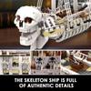 1592PCS Skeleton Ghost Ship Building Blocks Storm Pirate Ship Model Bricks Desktop Decoration Ornaments Kids DIY Toys Idea Gifts