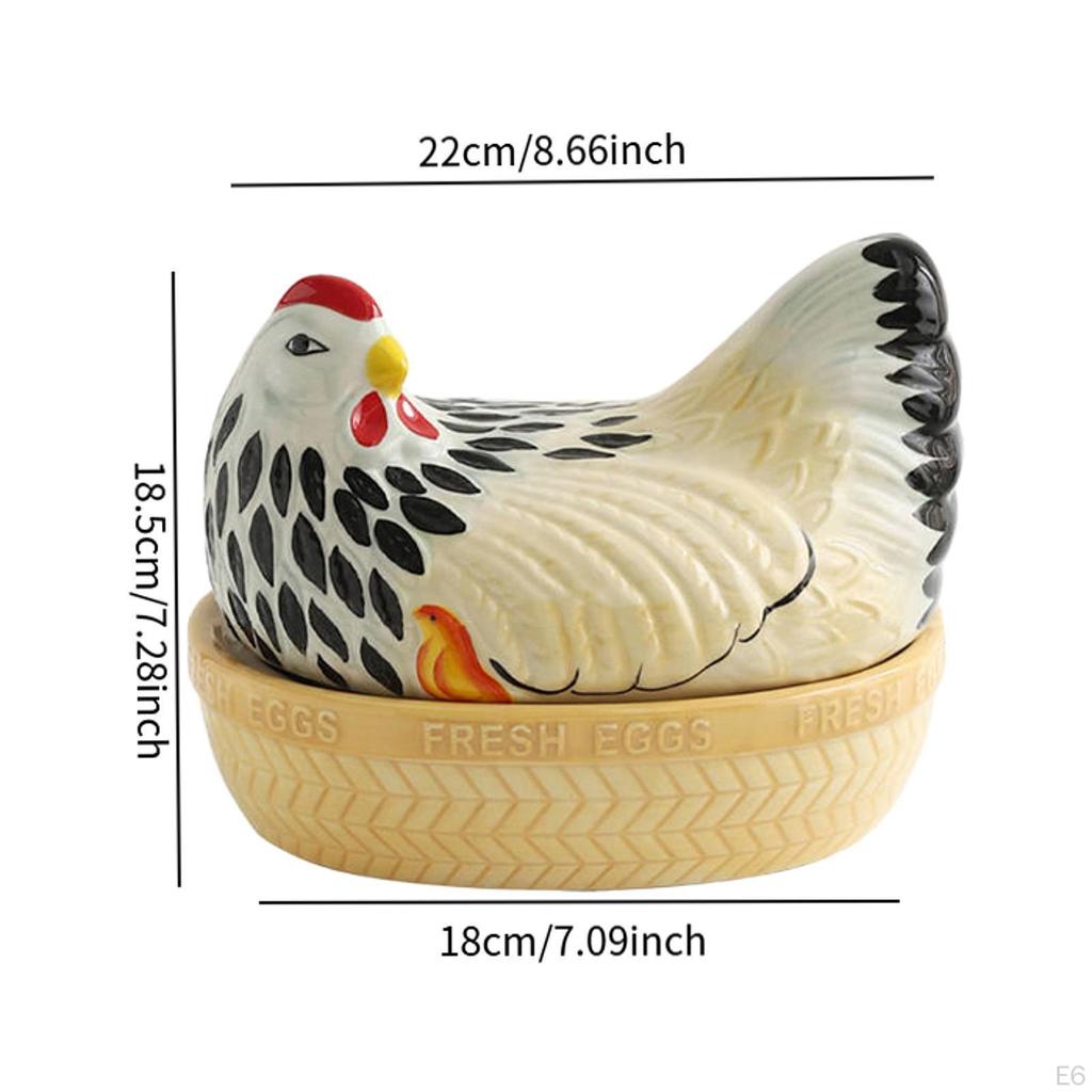 Egg Storage Basket,Chicken Holder Container for Countertop