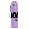 1PC Boo Spider Halloween Art 750ml Color Plastic Sports Water Bottle Leakproof Flip Straw Lid Suitable for Sports Office Home Use