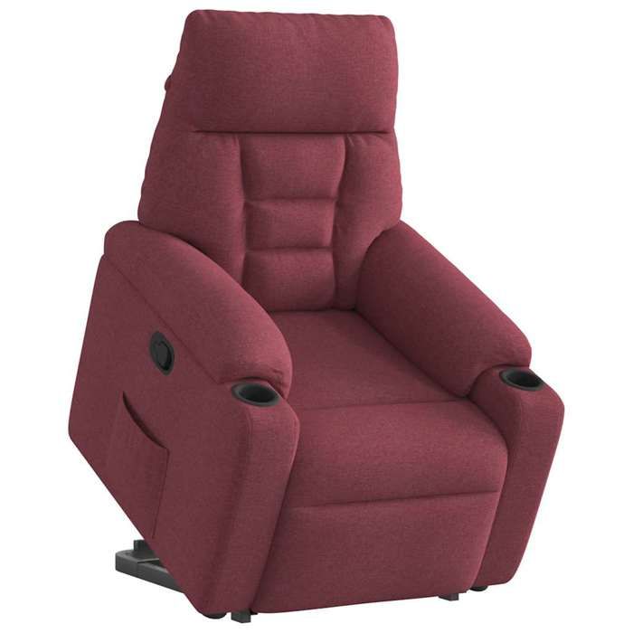 VidaXL Recliner Armchair Burgundy Red Fabric 3303035