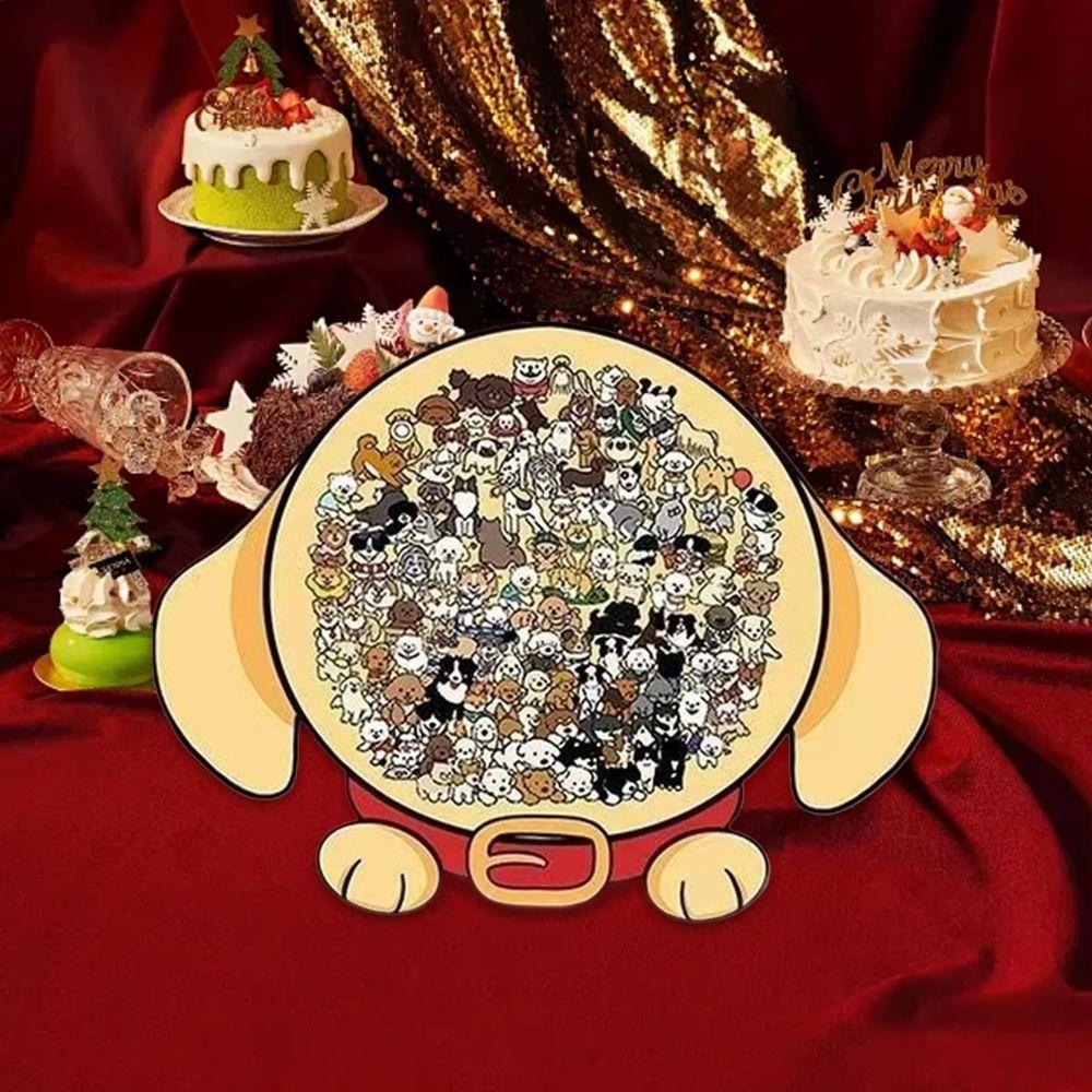 Brain Burning Animal Jigsaw Irregular Puppy Puzzle Dog Wooden Puzzle Adult Youth