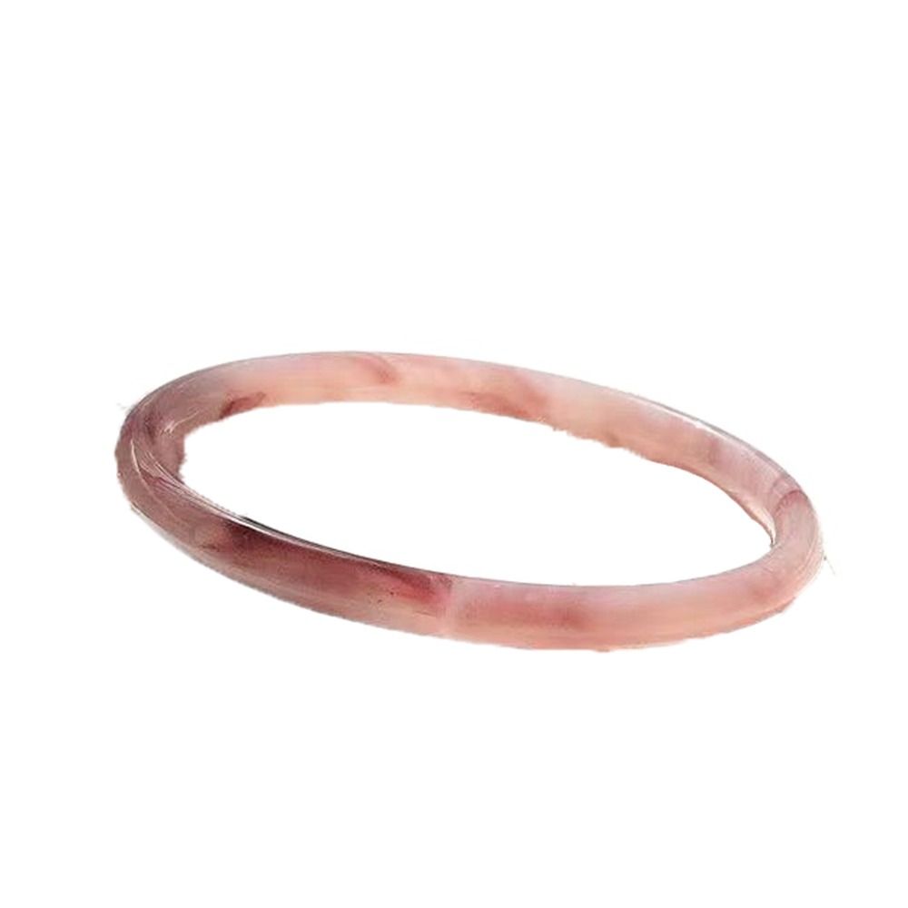 Elegant Boutique Stone Bracelet Oriental Charm Simple Glass Bracelet  Women 62mm фиолетовый