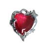 Crystal Heart-shaped Pendant Beads Rhinestone Love Heart Charm for DIY Keychain Necklace Earrings Accessories Crafts