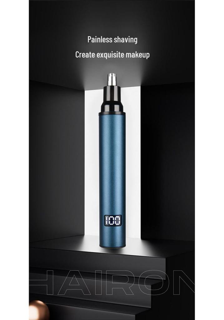 Portable Electric Aluminum Nose Hair Trimmer for Men & Women