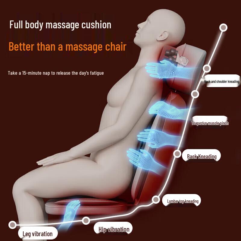 Aux K17 Full Body Kneading Massage Cushion