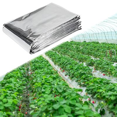 Garden Foil Covering Greenhouses Plant Grow Film High Temperature Resistance Silver Reflective