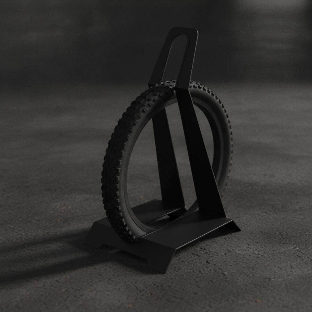 L-Shaped Bike Stand Freestanding Parking Heavy-Duty for Cyclists