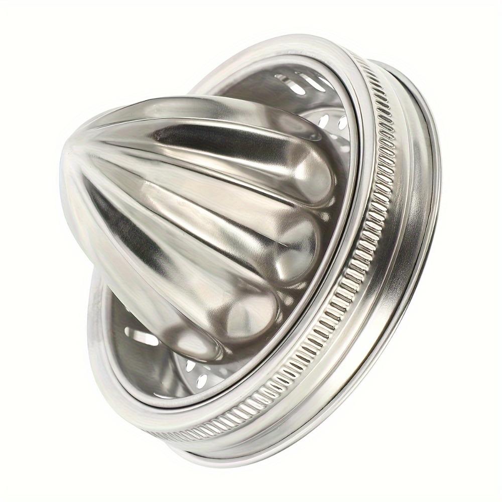1PC Juice Juicer Stainless Steel Lemon Orange Grape Grapefruit Juicer Mason Jar Manual Juicer Cover