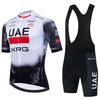 Grenzüberschreitender Heißverkauf Tour de France UAE UAE Team Radsportanzug kurzärmeliger Anzug Herren Radsportbekleidung schnelltrocknend atmungsaktiv